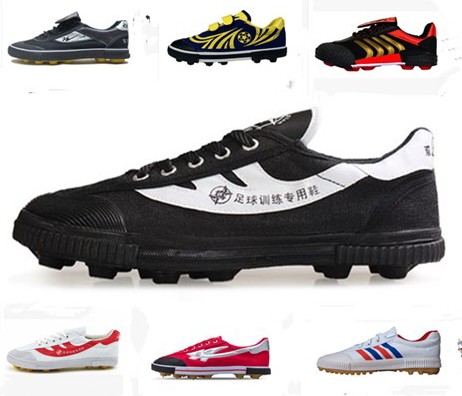 Twin Star Football Shoes Sneakers Training Shoes Black Men And Women's Sails Shoes Women Shoes Breathable Rubber Nail Shoes Children Shoes