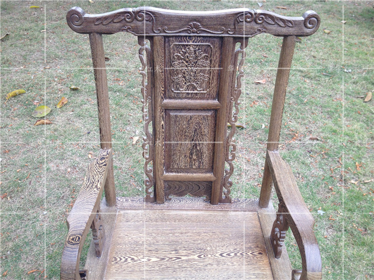 Arima đồ nội thất bằng gỗ gụ tốt wenge gỗ cổ ba mảnh ghế ghế chủ ghế văn phòng với ghế trà phòng khách - Cái ghế ghế đôn gỗ