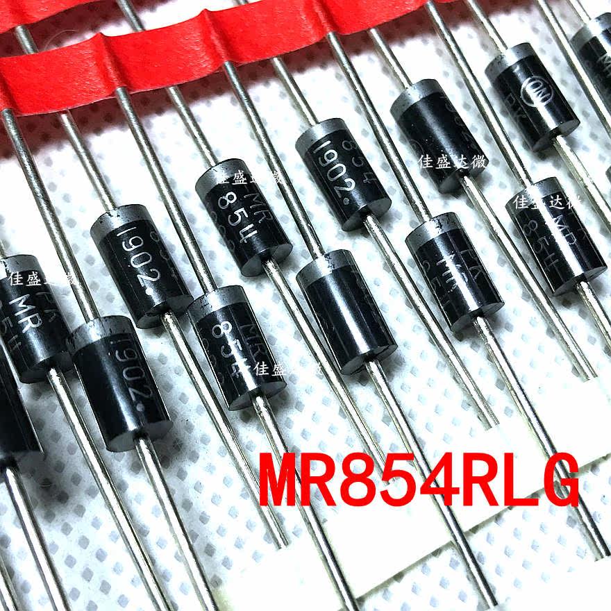 Fast recovery in-line MR854RLG DO-201AD 3A 400V original diode MR854 DO-27