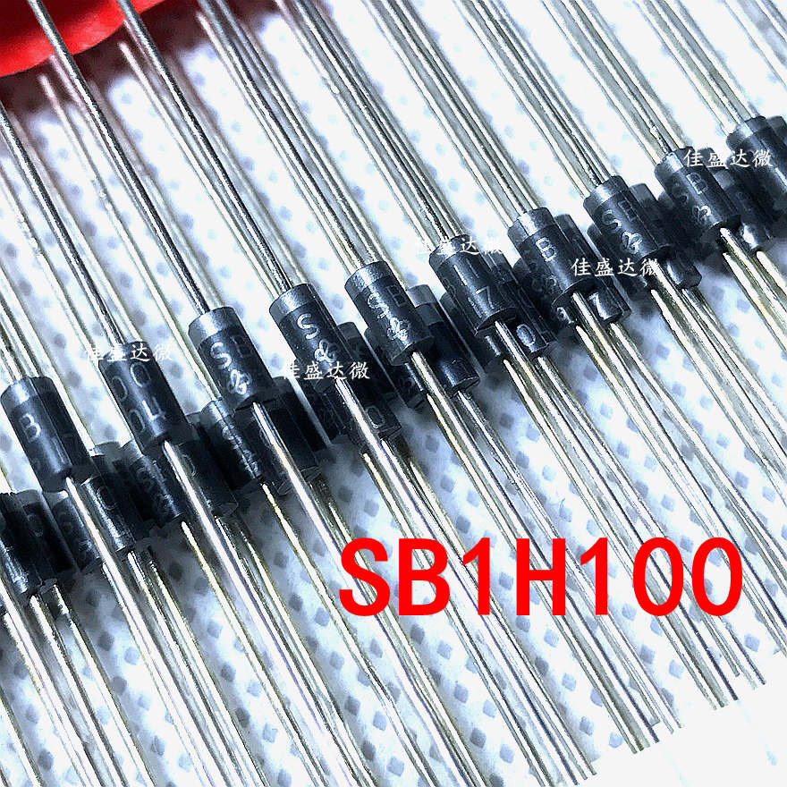 New Schottky Straight Inserts SB1H100-E3 73 DO-41 1A 100V Original Diode SB1H100