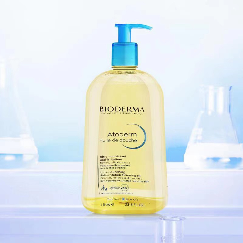 Now found 24 11 French Bioderma Beiderma nourishing anti-irritant shower oil 1L shower gel moisturizing cleansing