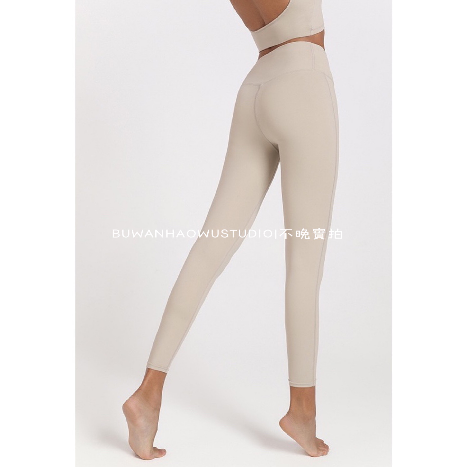 Original Factory) Nude Sensation Slim Fit Sport Running Woman High Waist Lifting Hip Elastic Nude Sensation Fitness Pants Speed Dry Pocket Yoga Pants