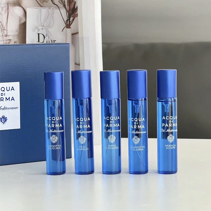 Eau De Parma Blue Mediterranean Myrtle California Clove 12ml Amalfi Fig/Capri Orange