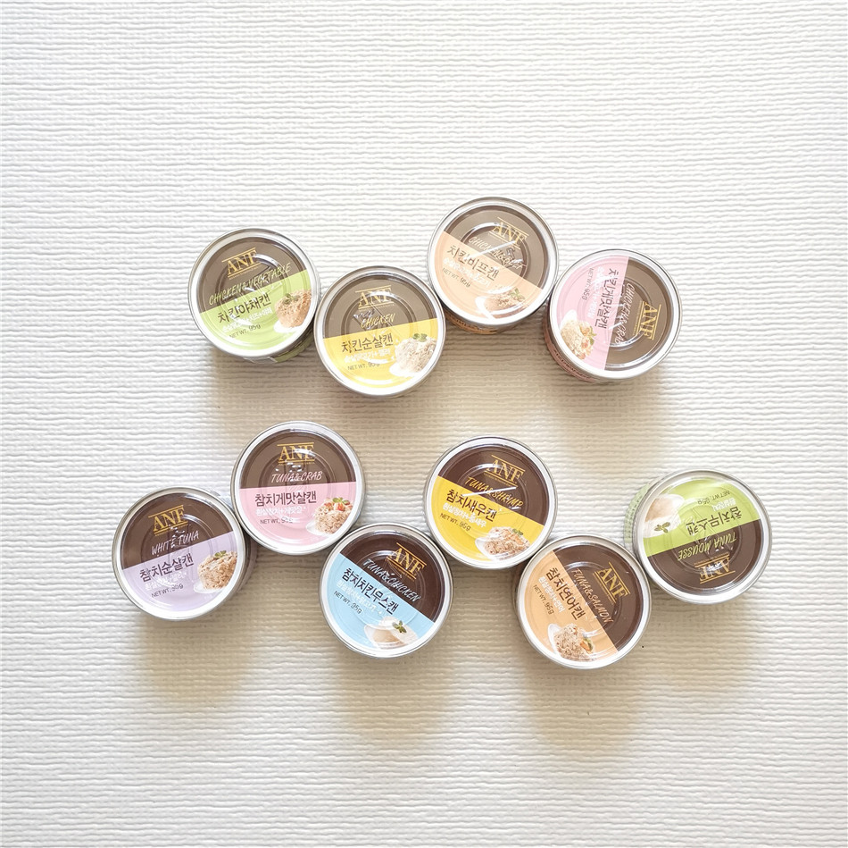 Spot~HaBe] Cat Dog Snack Can ANF No-Products Fresh Chicken Canned Korea