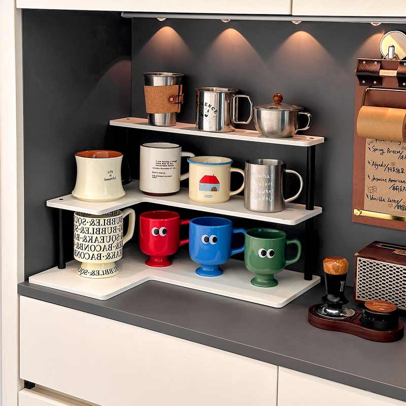 Corner Cup Holder Sideboard Coffee Corner Countertop Corner Multi-Layer Mug Coffee Cup Storage Rack Cup Organizer Corner Cup Holder Sideboard Coffee Corner Countertop Corner Multi-Layer Mug Coffee Cup Storage Rack Cup Organizer