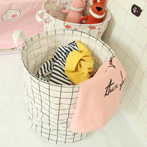 ins teen girl heart clothes containing basket folded cloth art student dormitory clothes basket clothing doll waterproof dirty clothes basket