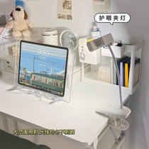 Clip-on small table lamp charging student dormitory special dormitory desk magnetic suction lamp bed with led eye protection reading lamp