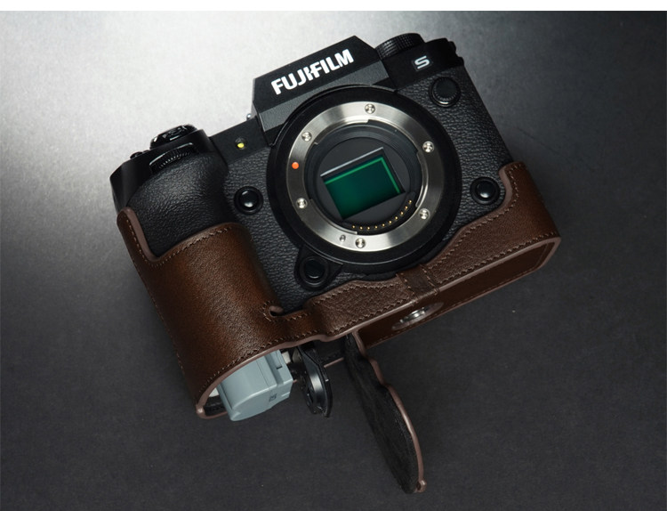 handwork Photo Camera Genuine leather cowhide Bag Body Case For