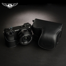 Taiwan TP original Sony A6400 camera bag A6100 leather leather case 16-50 protective case handmade cowhide