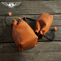  Canon SLR camera bag Photography liner storage bag Micro single bag Sony protective case Vintage Yak leather bag