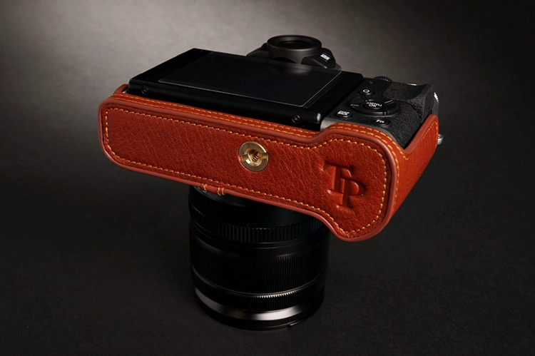 Đài Loan TP da thủ công fujifilm Fuji XT20 túi máy ảnh XT10 bọc da tay cầm nửa bộ cơ sở - Phụ kiện máy ảnh kỹ thuật số