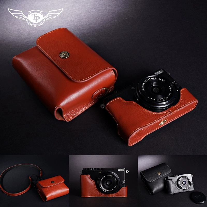 Đài Loan TP chính hãng handmade Fujifilm Fuji X70 túi máy ảnh X70 bao da X70 tay áo bảo vệ đặc biệt - Phụ kiện máy ảnh kỹ thuật số