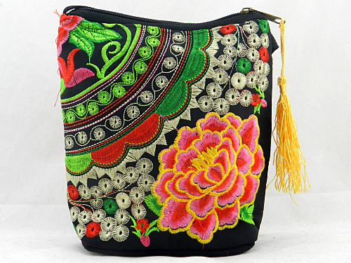 2017 Vân Nam gió quốc gia túi thêu túi thêu túi trung và cũ xô túi ladies mini bag túi Messenger túi xách nữ đeo chéo