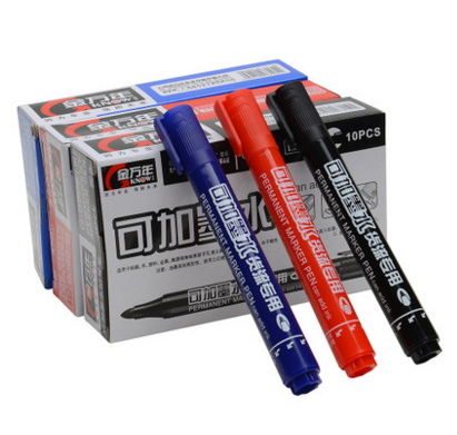 Jin Wan year 0906 marker pen express pen oil pen can add ink marker pen strange pen logistics pen