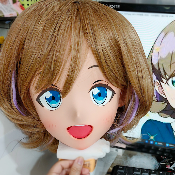 ラブライブ！唐可可全頭面 着ぐるみ マスクコスプレ kigurumi