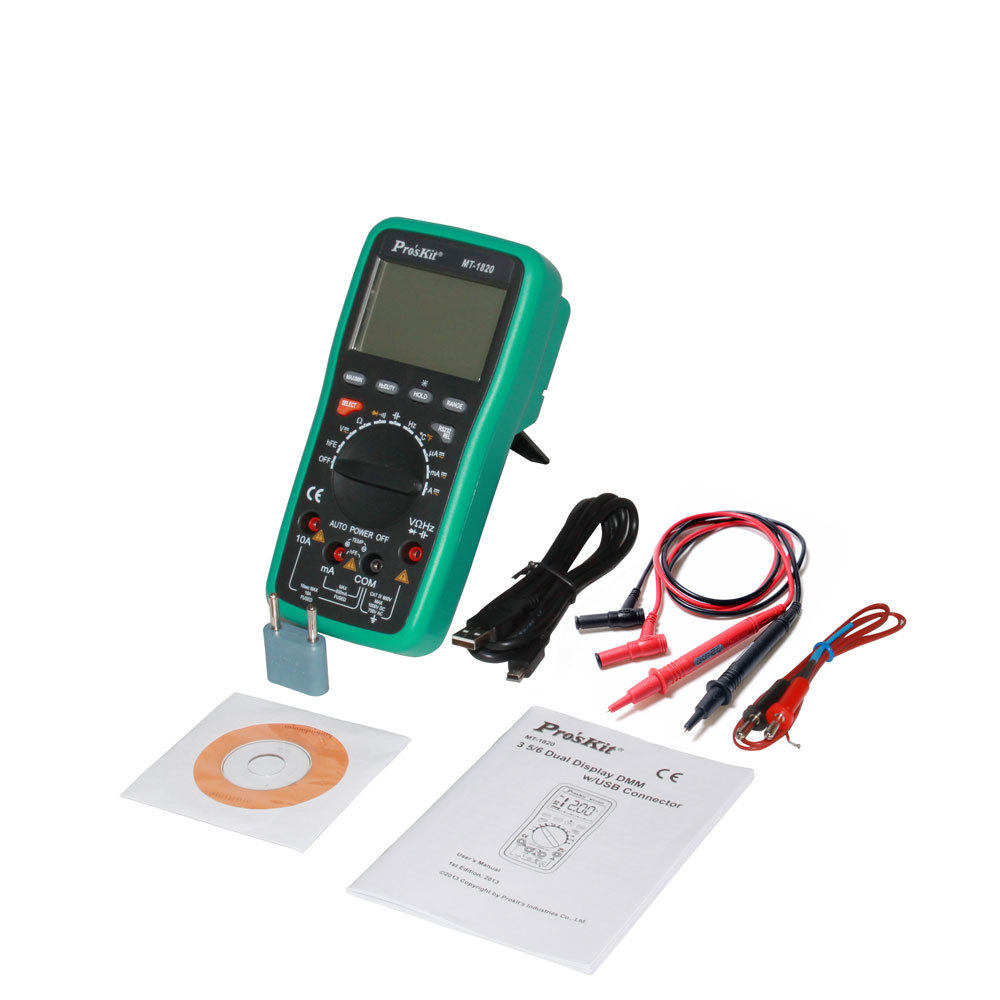 Taiwanese treasure worker MT-1820 anti-burn type number of automatic measuring range digital multimeter universal meter can be connected to computer