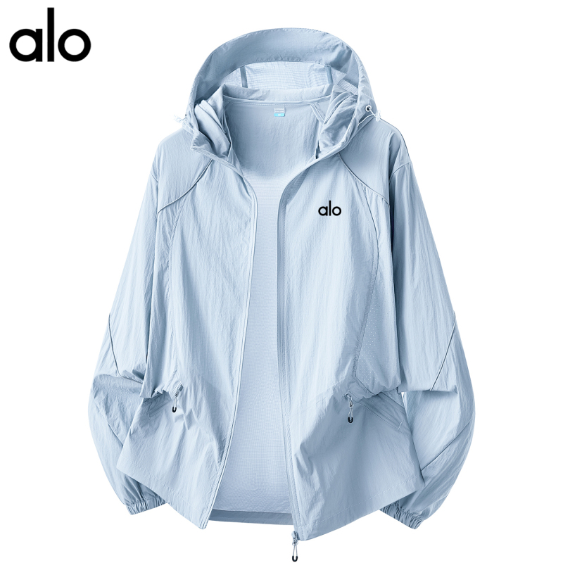 Alo Unisex Sun Protection Skin Jacket, Lightweight and Breathable Hooded Outdoor Anti-Uv Loose Jacket for Summer Alo Unisex Sun Protection Skin Jacket, Lightweight and Breathable Hooded Outdoor Anti-Uv Loose Jacket for Summer
