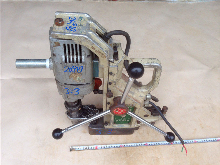 二手日本进口磁座吸铁钻空芯钻电钻电动工具100伏 重约20.9kg