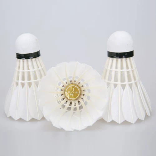 Подлинный золотой и серебряный кран бадминтон Golden Ball 1000 Первый класс Goose Hair Ball