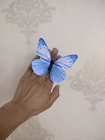 Кольцо с бабочкой 11 см, бабочка 38 Цвет -до -2 цвета