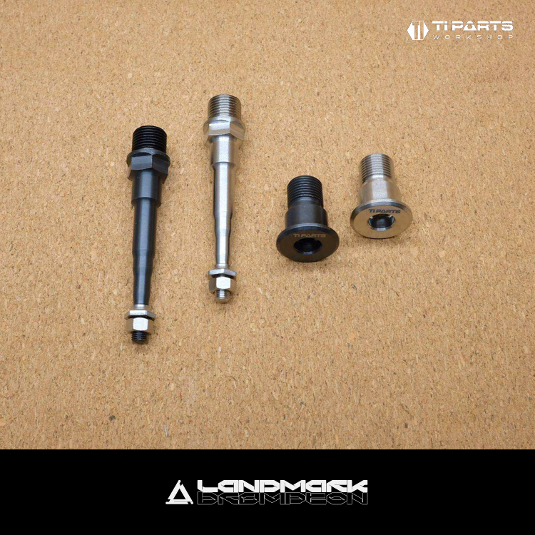 (Spot)TIPARTS BROMPTON titanium alloy original foot left and right large screw shaft upgrade
