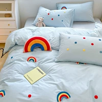 Rainbow Yang-Slue [100%цельная хлопковая вода для мытья хлопчатобумажной технологии вышивки полотенец]]