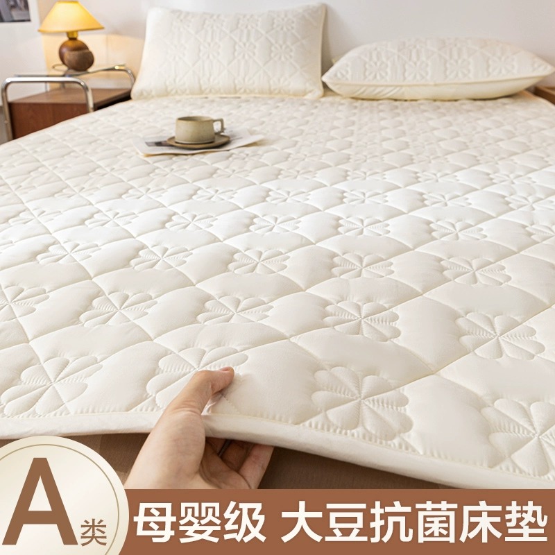 Mattress upholstered home thin anti-slip bedclothes bedding cushion quilted by student Dormitory Single Double Mat Dreams of Protection mat-Taobao