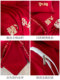 Pure cotton wedding bedding four-piece set of cotton wedding big red sheets quilt cover wedding quilt cover wedding quilt cover wedding room quilt cover