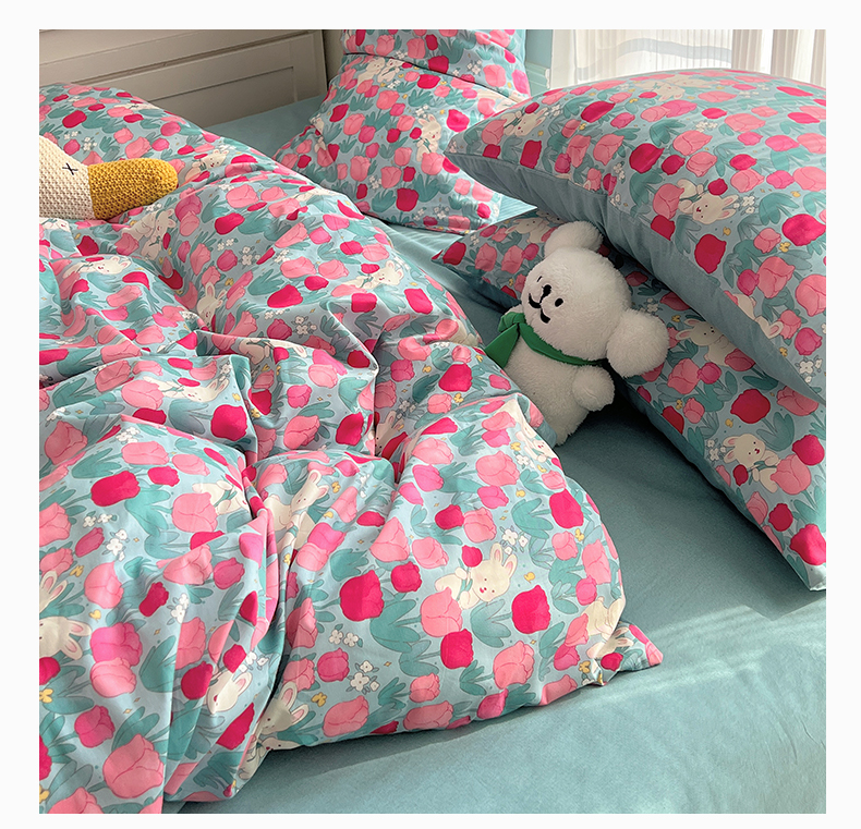 花朵儿童小仙女四件套国潮