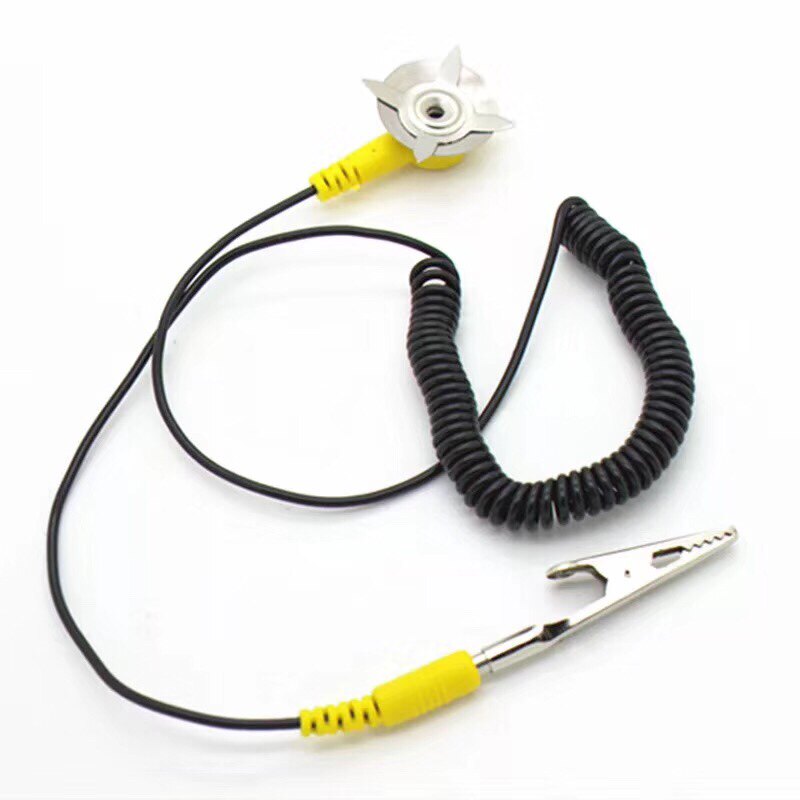 Anti-static ground buckle PVC anti-static table mat grounding wire grounding wire five-star catch anti-static device accessories