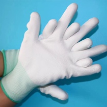 PU Coated Palm Gloves Knitted Nylon Gloves Laubo PU Gloves Antistatic Gloves Work Gloves