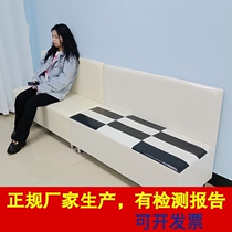 Soft Bag Backrest Storage Bench Hairdresseshop Changing Shoes Stool Mall Changsha Hair Bench Card Seat Containing Storage Clothing Store Chair