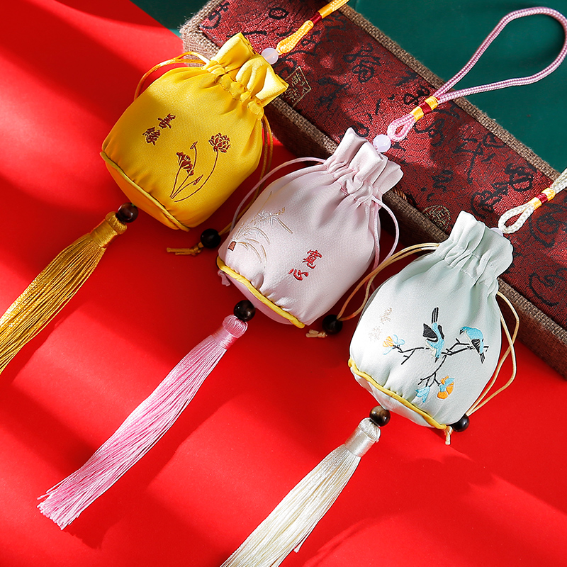 End of the Dragon Boat Festival Incense Bag Gift custom scents Sacks Empty bag Repellent Incense Bag Pocketbook Gooey with accessories Accessories Pendant