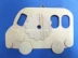 Sáng tạo DIY Gỗ Chip Handmade Chất liệu Đất sét Backboard Vẽ Mẫu Xe Xe Thuyền Piggy Bank thế giới đồ chơi Handmade / Creative DIY