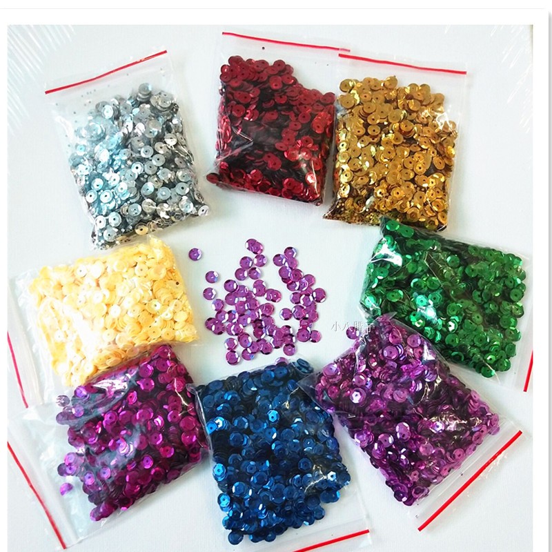 Màu sắc trang trí vòng sequin sáng tạo DIY phụ kiện thủ công mẫu giáo nghệ thuật mẫu giáo và các lớp thủ công thường sử dụng vật liệu xe đồ chơi cho bé