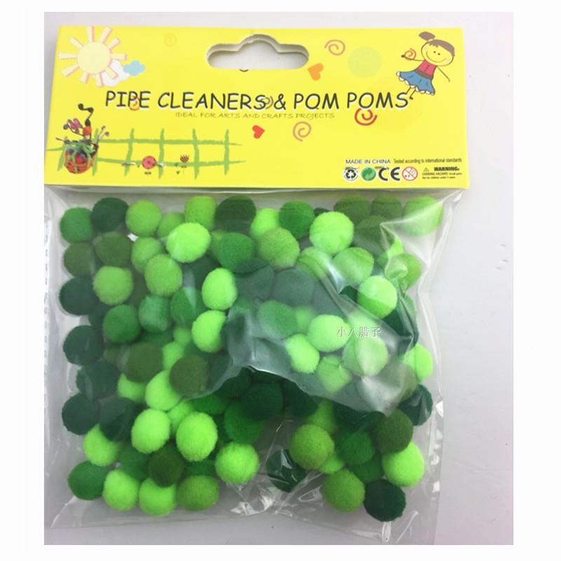 Sáng tạo DIY sang trọng bóng Giáng sinh trang trí tóc bóng mẫu giáo làm bằng tay Giáng sinh phụ kiện cây gốc thiệp handmade