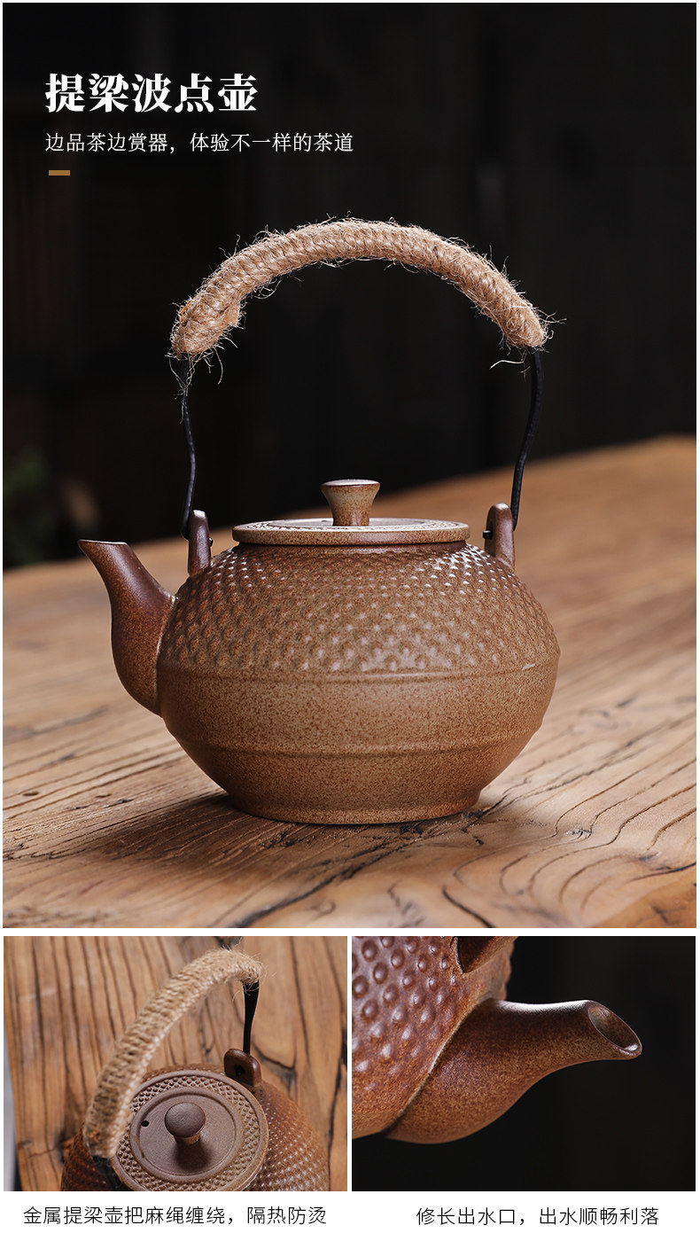 蜡烛煮茶炉子加热壶底座花茶壶防柴烧保温陶瓷茶炉酒店餐厅温茶器详情9