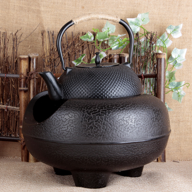 Large Wood Stove Big Carbon Baking Furnace Cast-iron Stove Japan Iron Jug Special Cooking Tea Machine Raw Iron Stove Charcoal Stove Charcoal Alcohol Stove