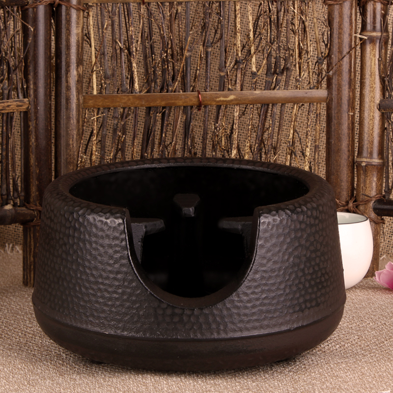 Wood Charcoal Stove Japan Iron Pot Wind Stove Southern Iron Ware Tea Making Stove Home Retro Cooking Tea Base Stove Alcohol Stove Fire Stove