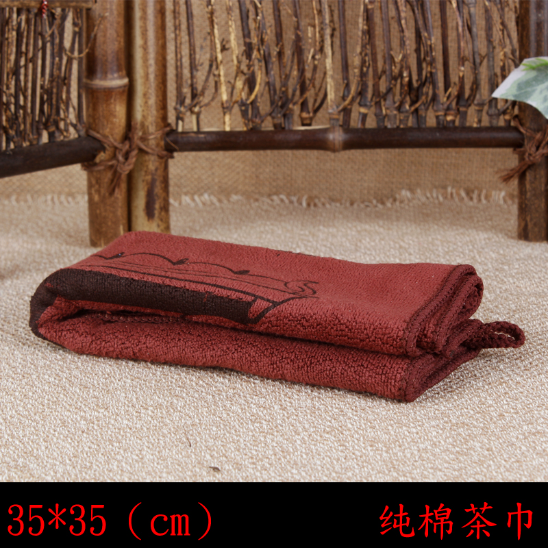 Large Number of pure cotton tea towels Absorbent Thickened Cotton Linen Kung Fu Tea With Japanese Tea Duct Accessories Towel Iron Jug Rag Tea Cloth