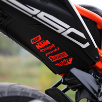 KTM DUKE250 Rear Mud Tile Fender Tail Sponsor Combination Stickers Modified Car Stickers