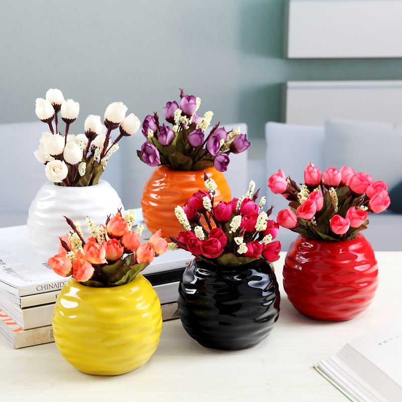 A clearance fan of I and contracted sitting room ark suit ceramic flower vase household act the role ofing is tasted you fashion creative furnishing articles