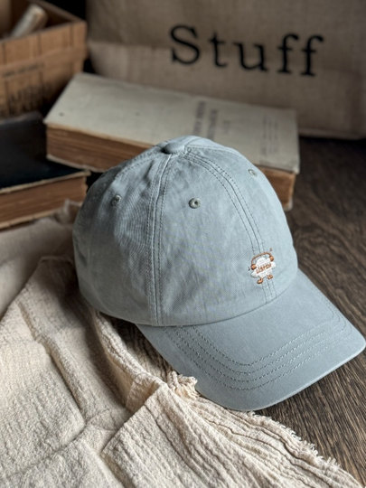 Listen/American Casual Cute Big-Head High-End Baseball Cap, Fashionable, Breathable, Versatile, Sun-Protective, Purple Cap