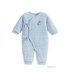 Quần áo sơ sinh cotton ấm cho bé tu sĩ phù hợp với jumpsuit 0-3 tháng áo choàng cotton mùa thu đông bộ body suit Áo liền quần