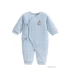 Quần áo sơ sinh cotton ấm cho bé tu sĩ phù hợp với jumpsuit 0-3 tháng áo choàng cotton mùa thu đông đồ ngủ bé trai Áo liền quần