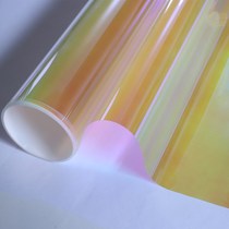 Colorful film Symphony laser paper Drop glue Handmade colorful cellophane film photography Rainbow color sticker Rainbow film
