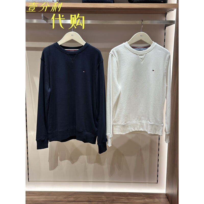 Tommy Hilfiger Men's Round Neck Long-Sleeved Sweatshirt 78J2763 Tag 990