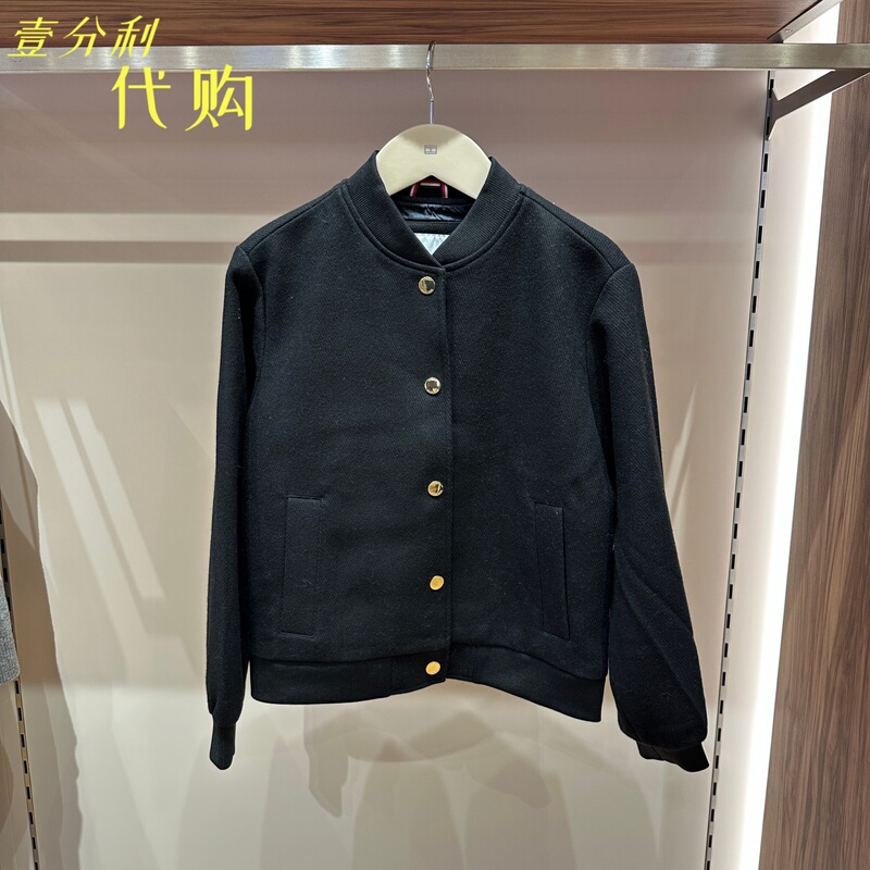 Tommy Hilfiger Women's Baseball Collar Jacket Xw07451 Tag Price 2590