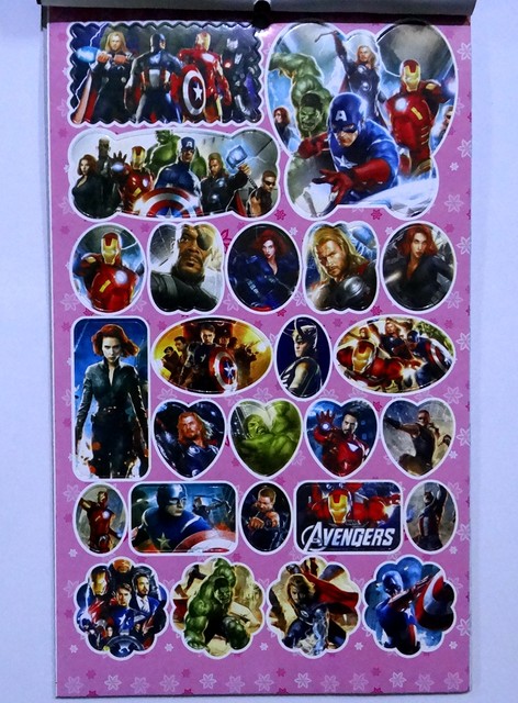 ສະຕິກເກີເດັກນ້ອຍ Captain America Iron Man Superman Avengers ສະຕິກເກີເຄື່ອງຫຼິ້ນສະຕິກເກີຍົນ