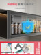 Youqin Kitchen Condiment Storage Rack Wall-Mounted Under-Cabinet Glass Door Multifunctional Food Preparation Wall Storage Cabinet